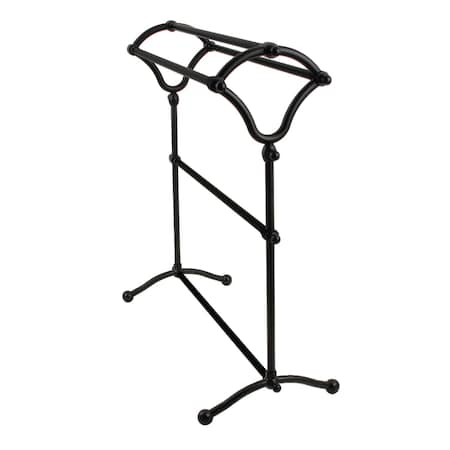 Kingston Brass Freestanding YType Towel Rack, Matte Black SCC2280